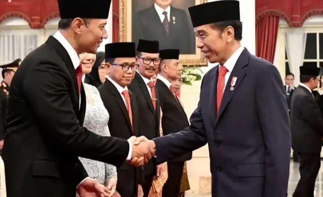 Agus Harimurti Yudhoyono Dilantik Jadi Menteri ATR/BPN